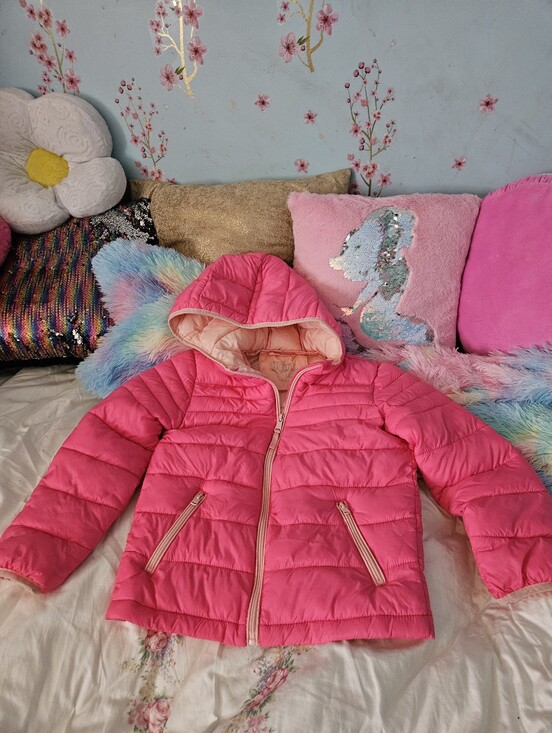 Urban Republic Other - Urban Republic Hot Pink Hooded Puffer Jacket